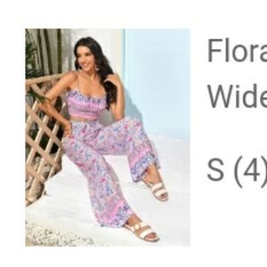 Two piece floral set